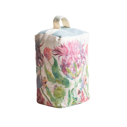 Floral Pink Accessories - Fairytale Bristles  Door Stop Damson Voyage Maison