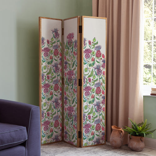 Floral Pink Furniture - Fairytale Bristles Solid Wood Room Divider Pink Voyage Maison