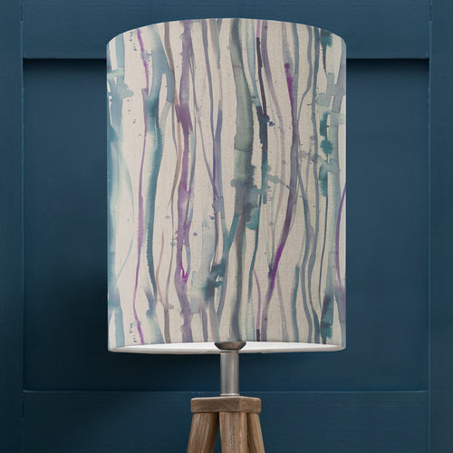 Abstract Blue Lighting - Falls Anna Lamp Shade Indigo Voyage Maison