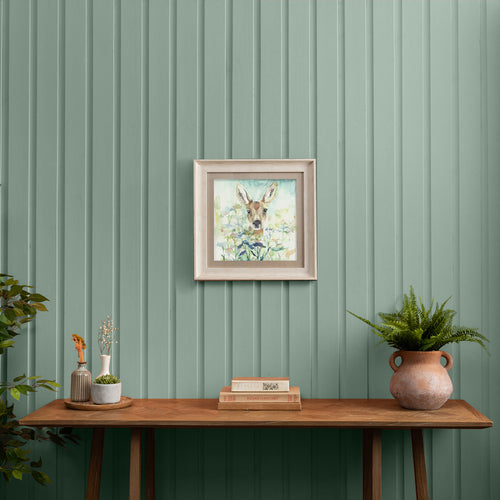 Floral Green Wall Art - Faun  Framed Print Birch Voyage Maison