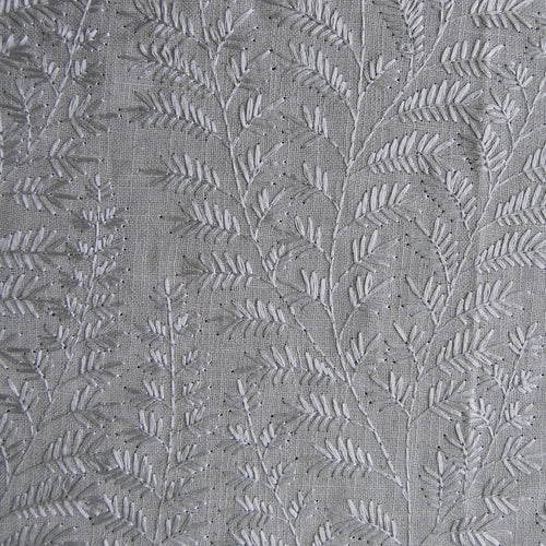  Samples - Fernbank  Fabric Sample Swatch Silver Voyage Maison