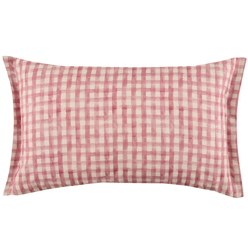 Floral Purple Cushions - Fig Trellis Printed Outdoor Polyester Filled Cushion Purple Voyage Maison