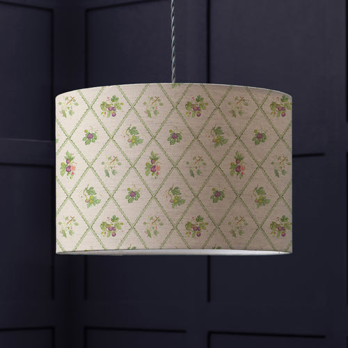 Floral Beige,Green Lighting - Fig Trellis Eva Lamp Shade Cream Voyage Maison