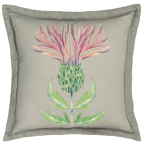 Voyage Maison Firth Printed Wool Cushion in Slate