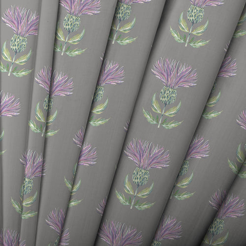 Floral Grey M2M - Firth Printed Cotton Made to Measure Roman Blinds Granite Voyage Maison