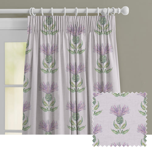 Floral Cream M2M - Firth Printed Made to Measure Curtains Granite Cream Voyage Maison