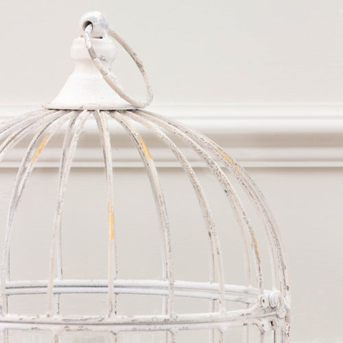 Floral Gold Accessories - Fleur Et Faune Metal Floral Lantern White Voyage Maison