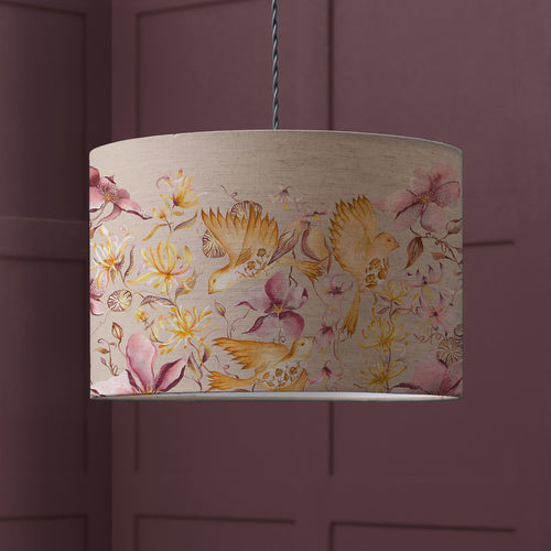 Animal Pink Lighting - Floella Eva Printed Lamp Shade Primrose Voyage Maison
