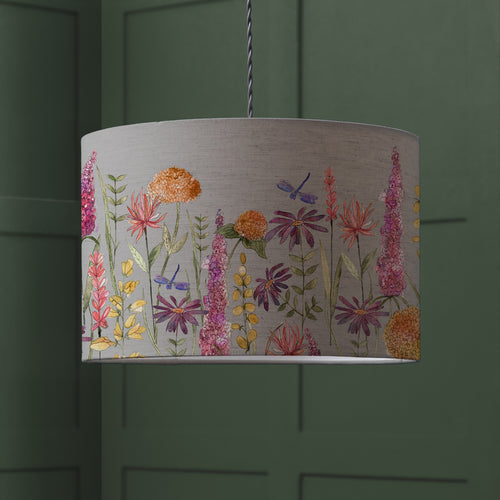 Floral Orange Lighting - Florabunda Eva Lamp Shade Russet Voyage Maison