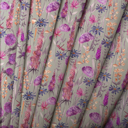 Floral Pink M2M - Florabunda Printed Cotton Made to Measure Roman Blinds Fuchsia Pink Voyage Maison