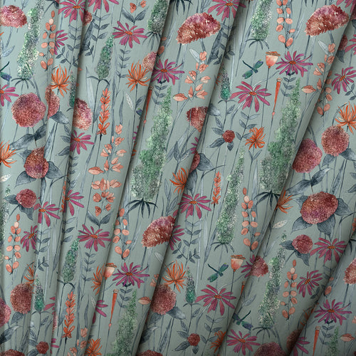 Floral Blue M2M - Florabunda Printed Made to Measure Curtains Cornflower Voyage Maison