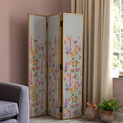 Floral Orange Furniture - Florabunda Solid Wood Room Divider Russet Voyage Maison