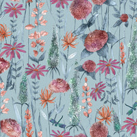  Samples - Florabunda  Wallpaper Sample Cornflower Voyage Maison