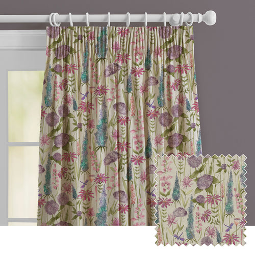 Floral Cream M2M - Florabunda Printed Made to Measure Curtains Verde Voyage Maison