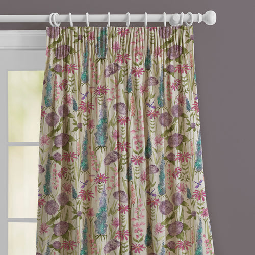 Floral Cream M2M - Florabunda Printed Made to Measure Curtains Verde Voyage Maison