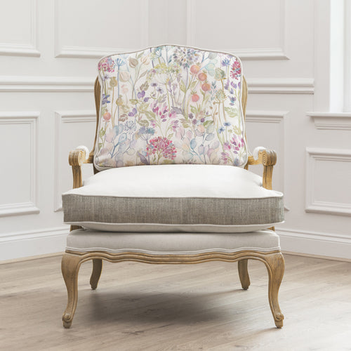 Floral Green Furniture - Florence Oak Hedgerow Chair Pink/Green Voyage Maison