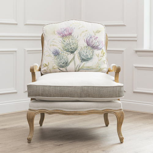 Floral Purple Furniture - Florence Oak Thistle Glen Chair Lilac Voyage Maison