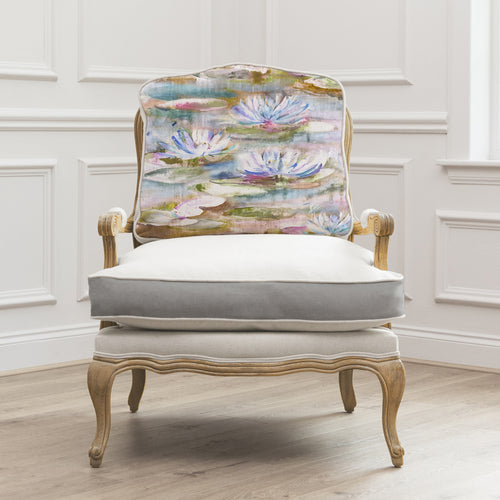 Floral Cream Furniture - Florence Oak Lilly Chair Parma Voyage Maison