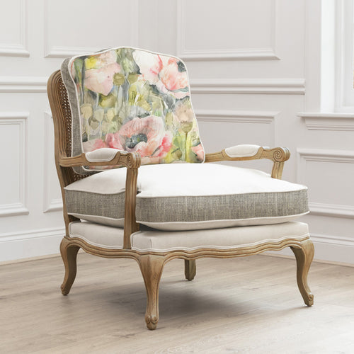 Floral Pink Furniture - Florence Oak Papavera Chair Sweetpea Voyage Maison