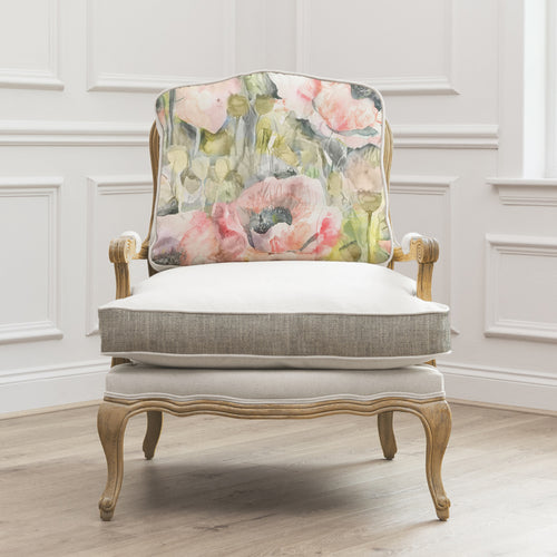 Floral Pink Furniture - Florence Oak Papavera Chair Sweetpea Voyage Maison