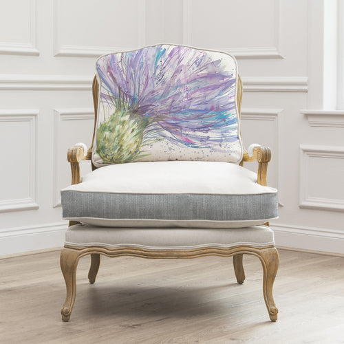 Floral Purple Furniture - Florence Oak Expressive Thistle Chair Lilac Voyage Maison