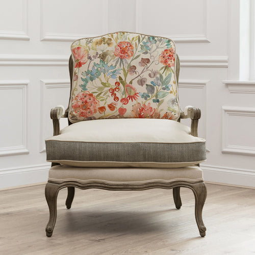 Floral Orange Furniture - Patrice Florence Stone Chair Cinnamon Voyage Maison