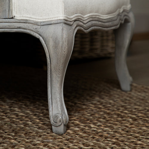 Animal Cream Furniture - Florence Stone Kissing Pheasants Chair Grey Voyage Maison