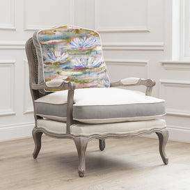 Voyage Maison Florence Stone Linen Chair in Parma