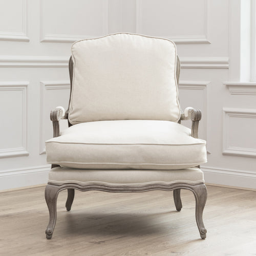 Plain Cream Furniture - Florence  Chair Stone Voyage Maison