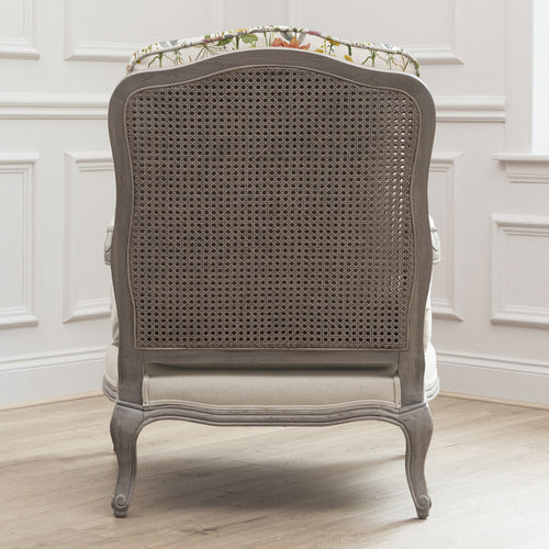 Floral Orange Furniture - Delamere Printed Florence Chair Stone/Linen Voyage Maison