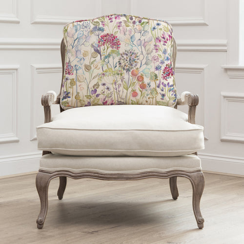 Floral Pink Furniture - Hedgerow Printed Florence Chair Stone/Lotus Voyage Maison