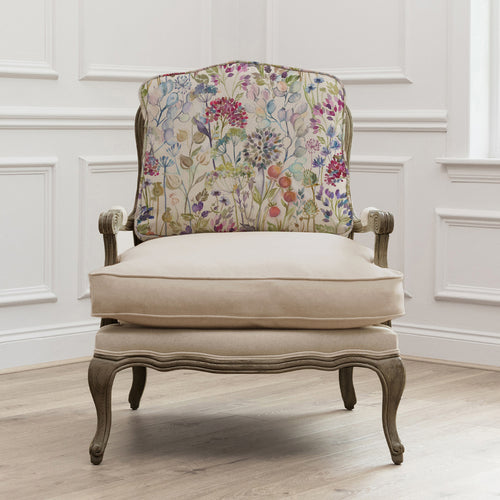 Floral Pink Furniture - Hedgerow Printed Florence Chair Stone/Lotus Voyage Maison
