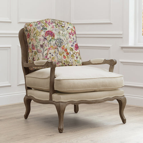 Floral Pink Furniture - Hedgerow Printed Florence Chair Stone/Lotus Voyage Maison
