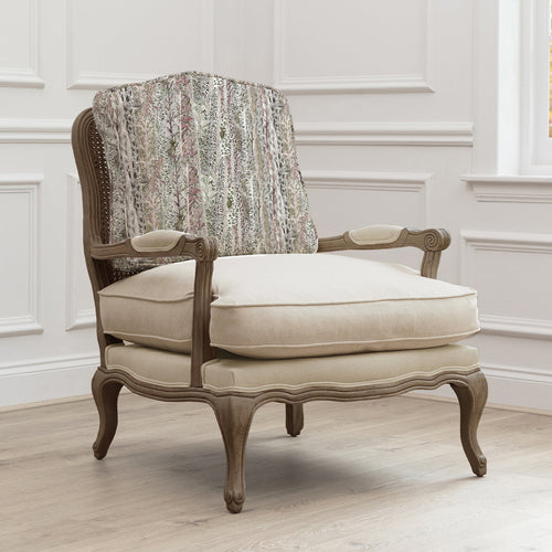 Animal Beige Furniture - Whimsical Tale Printed Florence Chair Stone/Willow Voyage Maison