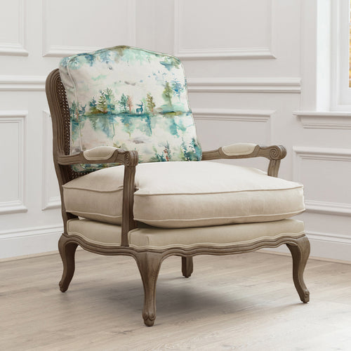 Woodland Green Furniture - Wilderness Printed Florence Chair Stone/Topaz Voyage Maison