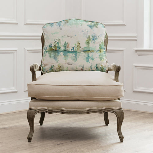 Woodland Green Furniture - Wilderness Printed Florence Chair Stone/Topaz Voyage Maison