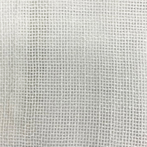 Plain White Fabric - Focus Sheer Woven Fabric (By The Metre) Snow Voyage Maison