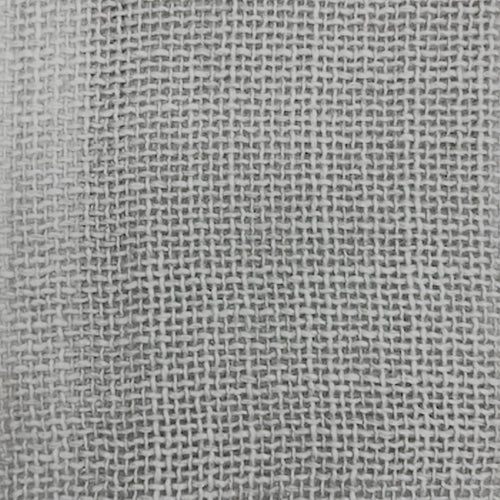 Plain Grey Fabric - Focus Sheer Woven Fabric (By The Metre) Zinc Voyage Maison