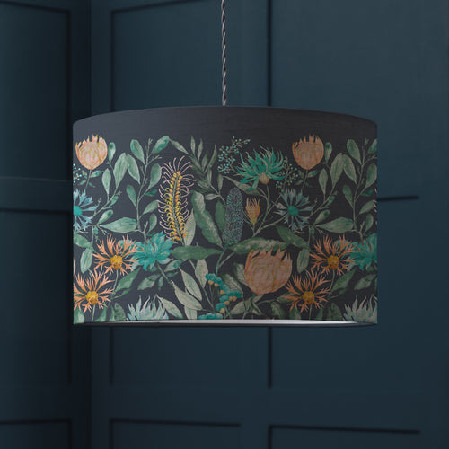 Floral Blue Lighting - Fortazela Eva Lamp Shade Sapphire Voyage Maison