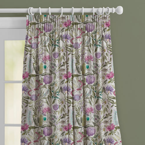 Floral Purple M2M - Fortazela Printed Made to Measure Curtains Violet Voyage Maison