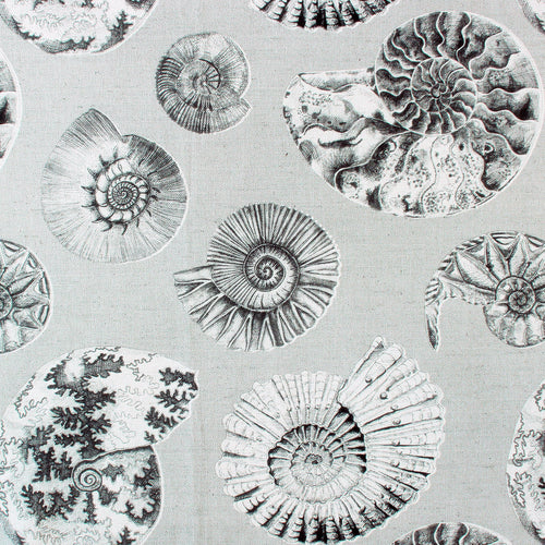  Samples - Fossilium Printed Fabric Sample Swatch Frost Voyage Maison