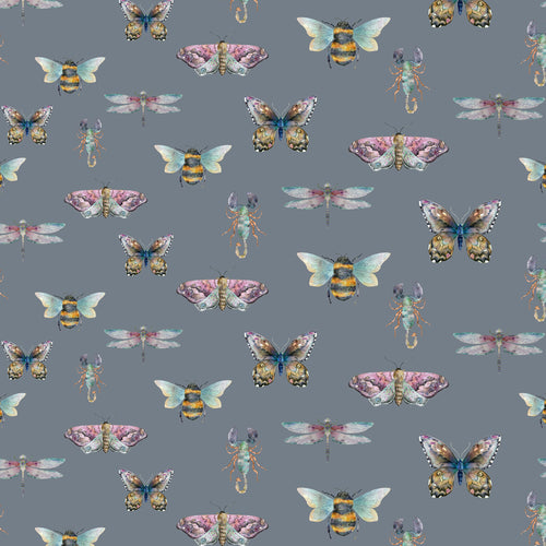Animal Grey Fabric - Fray Printed Fabric (By The Metre) Storm Voyage Maison