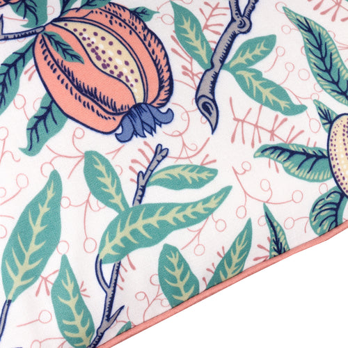  Pink Cushions - Fruits Outdoor Polyester Filled Cushion Coral/Lemon Morris & Co