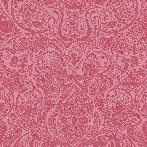 Floral Pink Wallpaper - Galadriel  1.4m Wide Width Wallpaper (By The Metre) Blush Voyage Maison