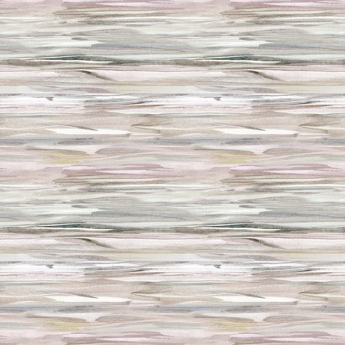 Abstract Brown Fabric - Galatea Printed Cotton Fabric (By The Metre) Morganite Voyage Maison