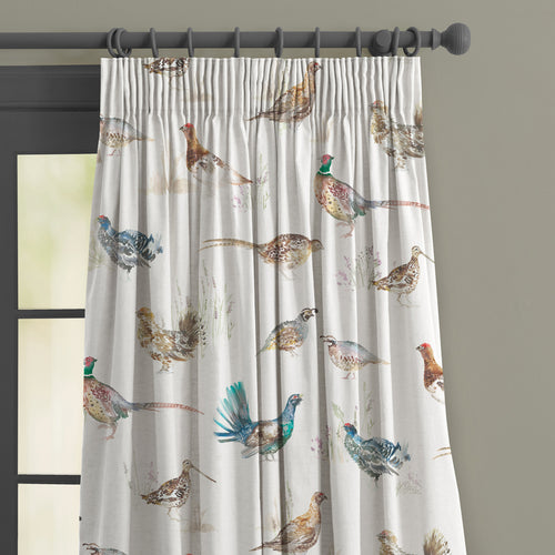 Animal Cream M2M - Game Birds Printed Made to Measure Curtains Cream Voyage Maison