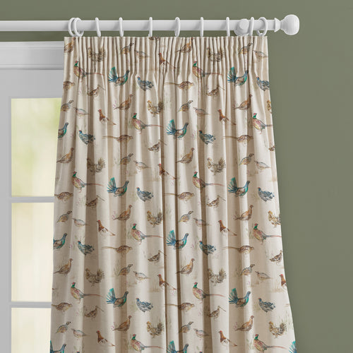 Animal Cream M2M - Game Birds Printed Made to Measure Curtains Mini Voyage Maison