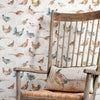 Voyage Maison Gamebirds 1.4m Wide Width Wallpaper in Cream