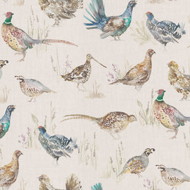Voyage Maison Gamebirds 1.4m Wide Width Wallpaper in Linen
