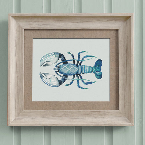 Floral Blue Wall Art - Gerroa  Framed Print Birch Voyage Maison